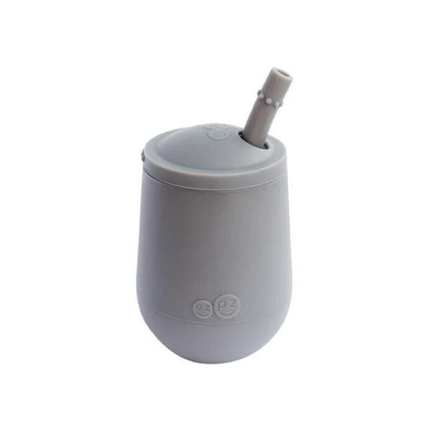 Mini Cup + Straw Training System for Toddlers - Gray