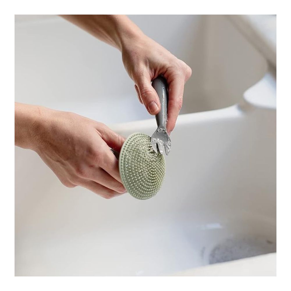 Mushroom Sponge for Washing - Sage