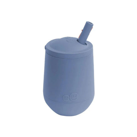 Mini Cup + Straw Training System for Toddlers - Indigo