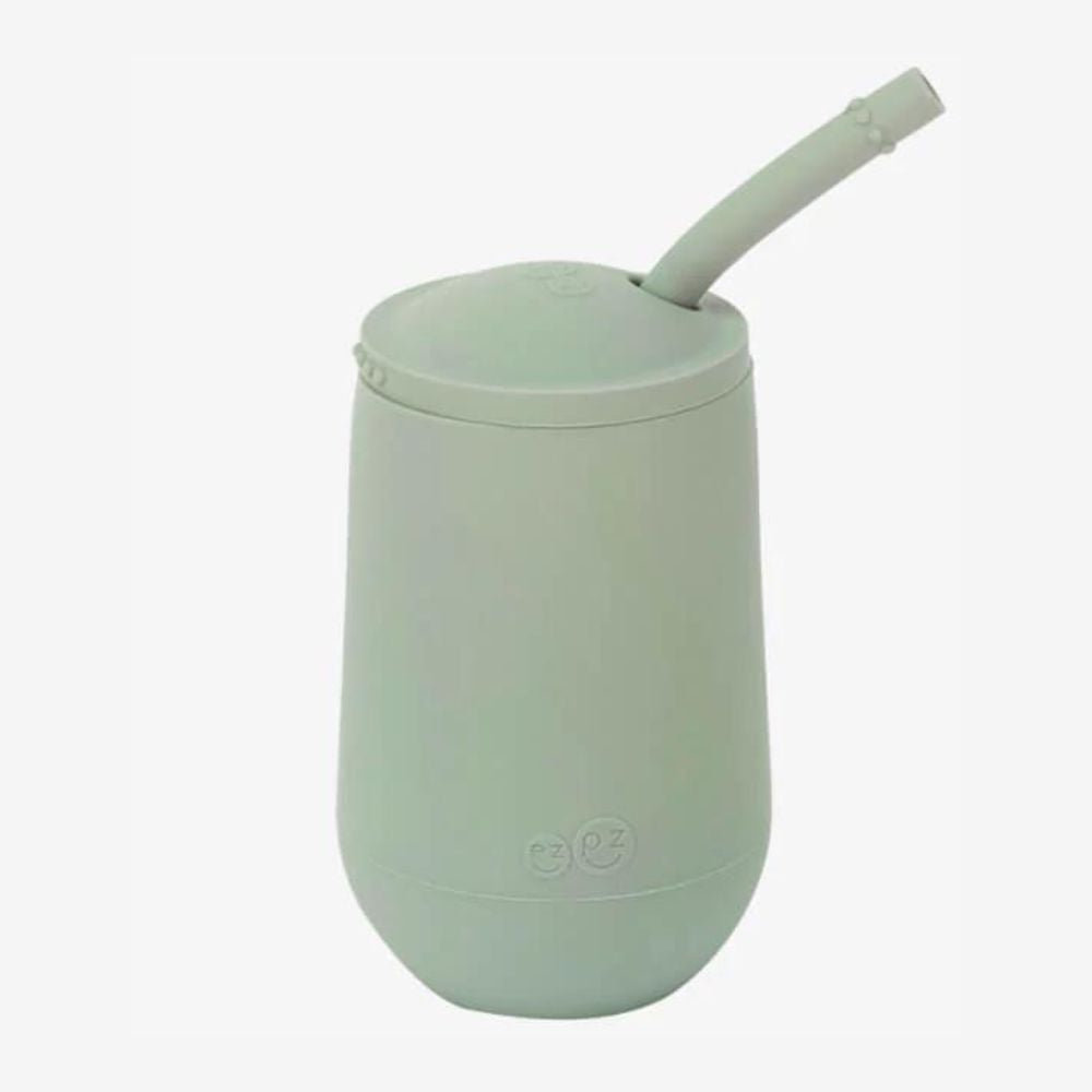 Happy Cup + Straw System for Preschoolers - Sage