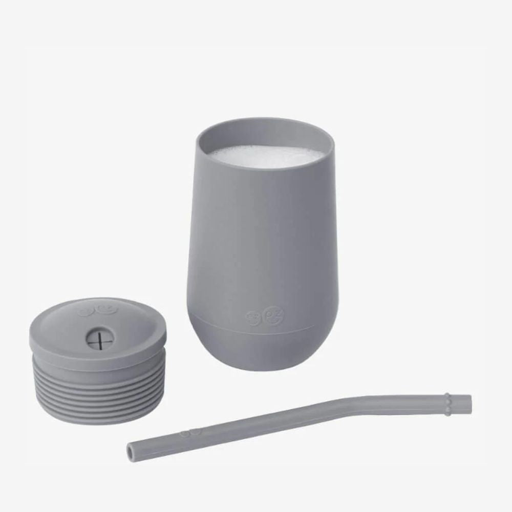 Happy Cup + Straw System for Preschoolers -Gray