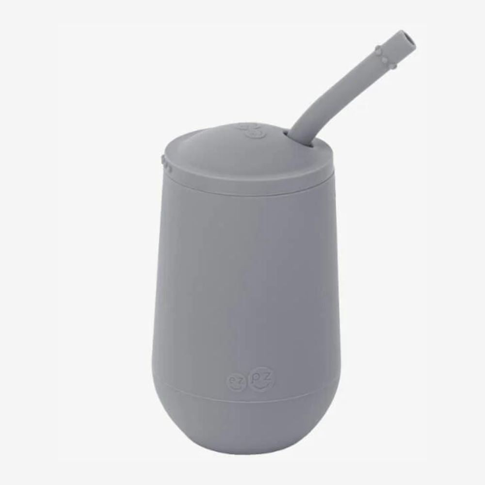 Happy Cup + Straw System for Preschoolers -Gray