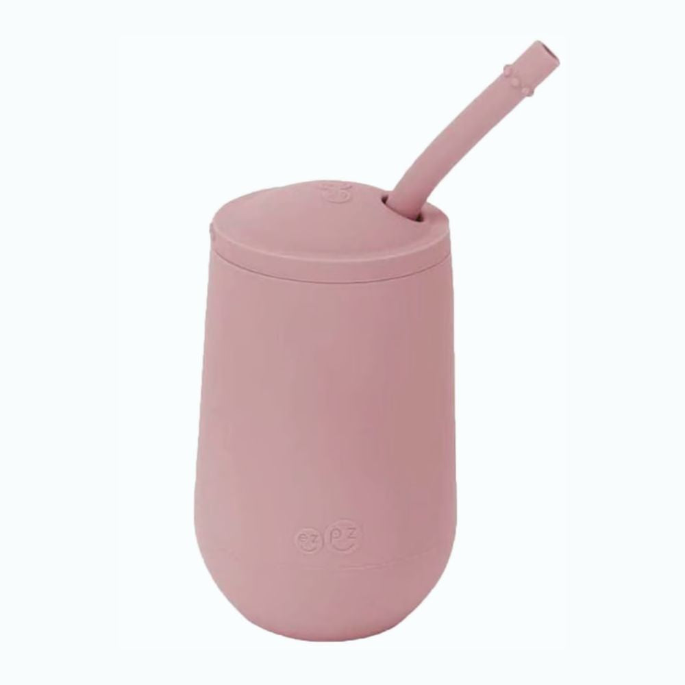 Happy Cup + Straw System for Preschoolers -Blush
