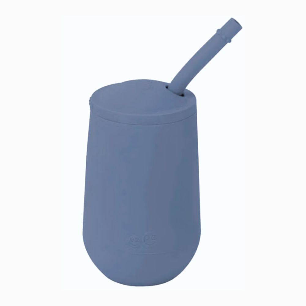 Happy Cup + Straw System for Preschoolers -Indigo