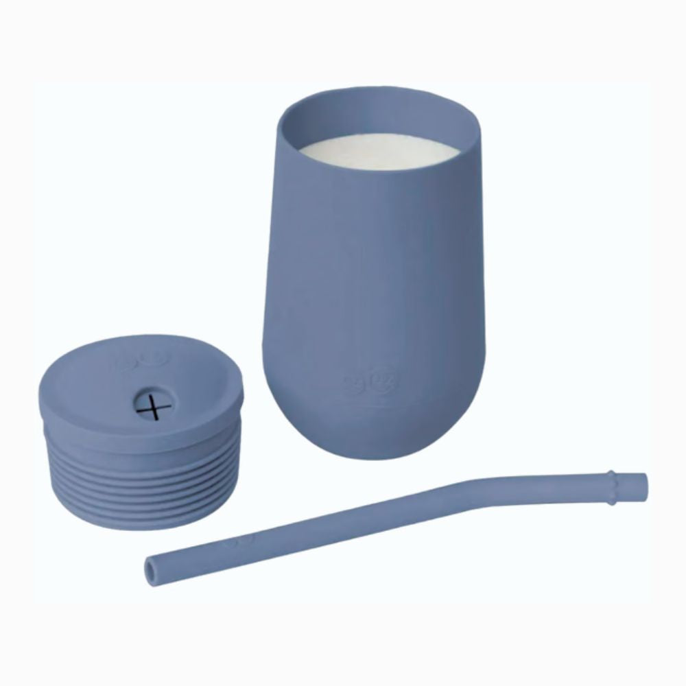 Happy Cup + Straw System for Preschoolers -Indigo