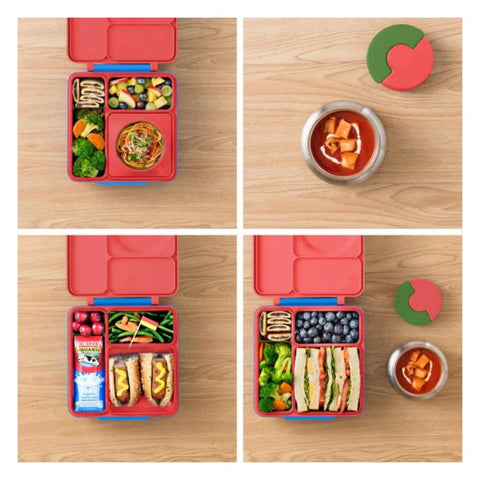 Insulated Bento Lunch Box-Scooter Red