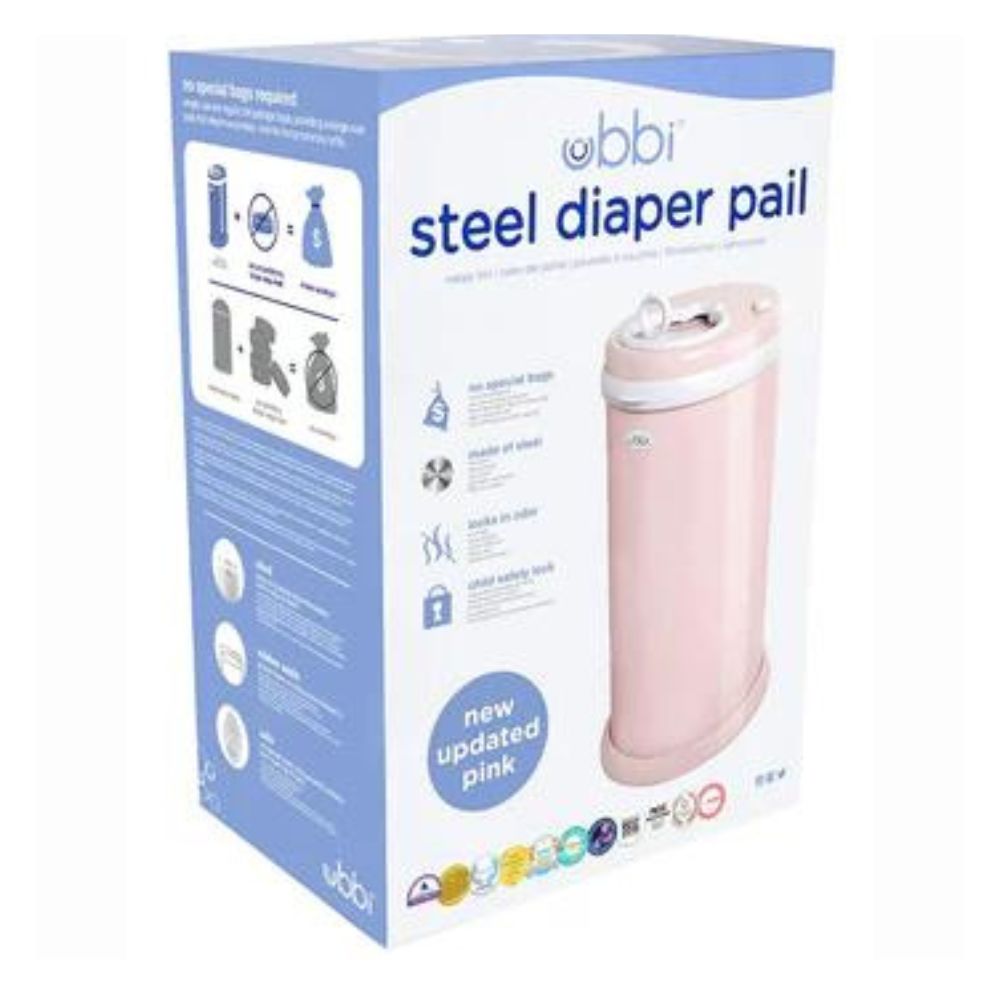 Diaper Pail- Blush Pink