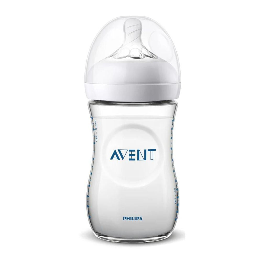 Natural Plastic Feeding Bottle (260ml)