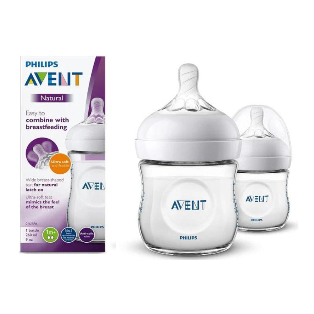 Natural Feeding Bottle 260ml Pack of 2