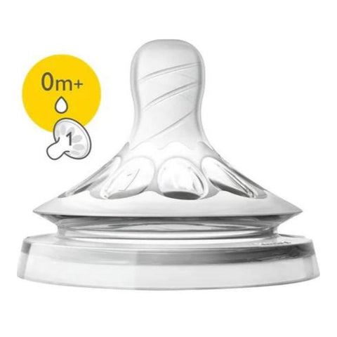 Natural Teat Level 1 Months 0+ (Pack Of 2)