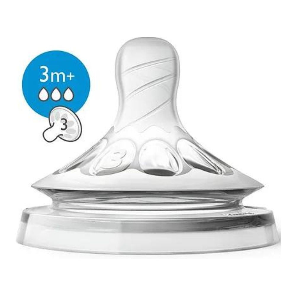 Natural Teat Level 3 Months 3+ (Pack Of 2)