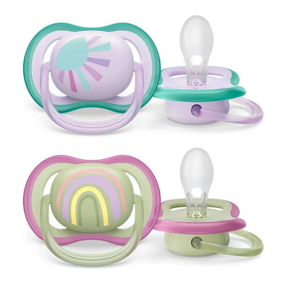 Ultra Air Soother 0-6 Months - Green Purple (Pack Of 2)