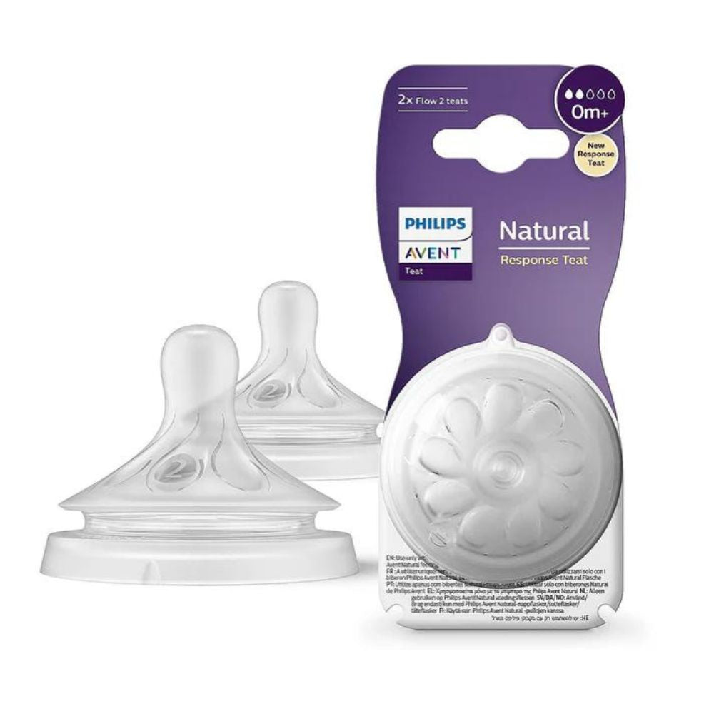 Natural Response Teat for Newborn Babies | 0M+ | | Flow 2 | Pack of 2
