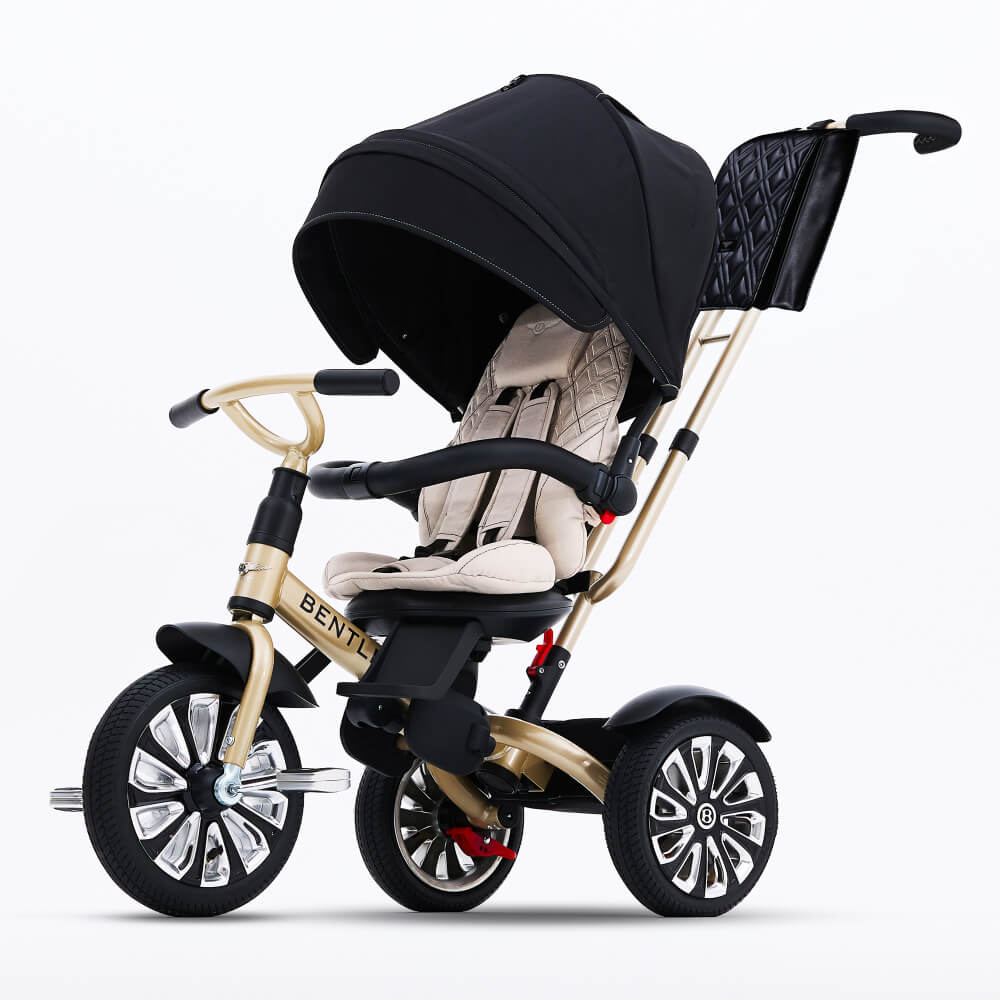 6-In-1 Baby Stroller - Gold