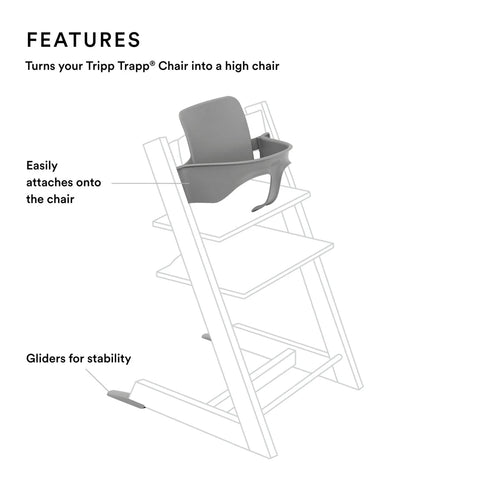 Stokke Tripp Trapp Baby Set - Storm Grey
