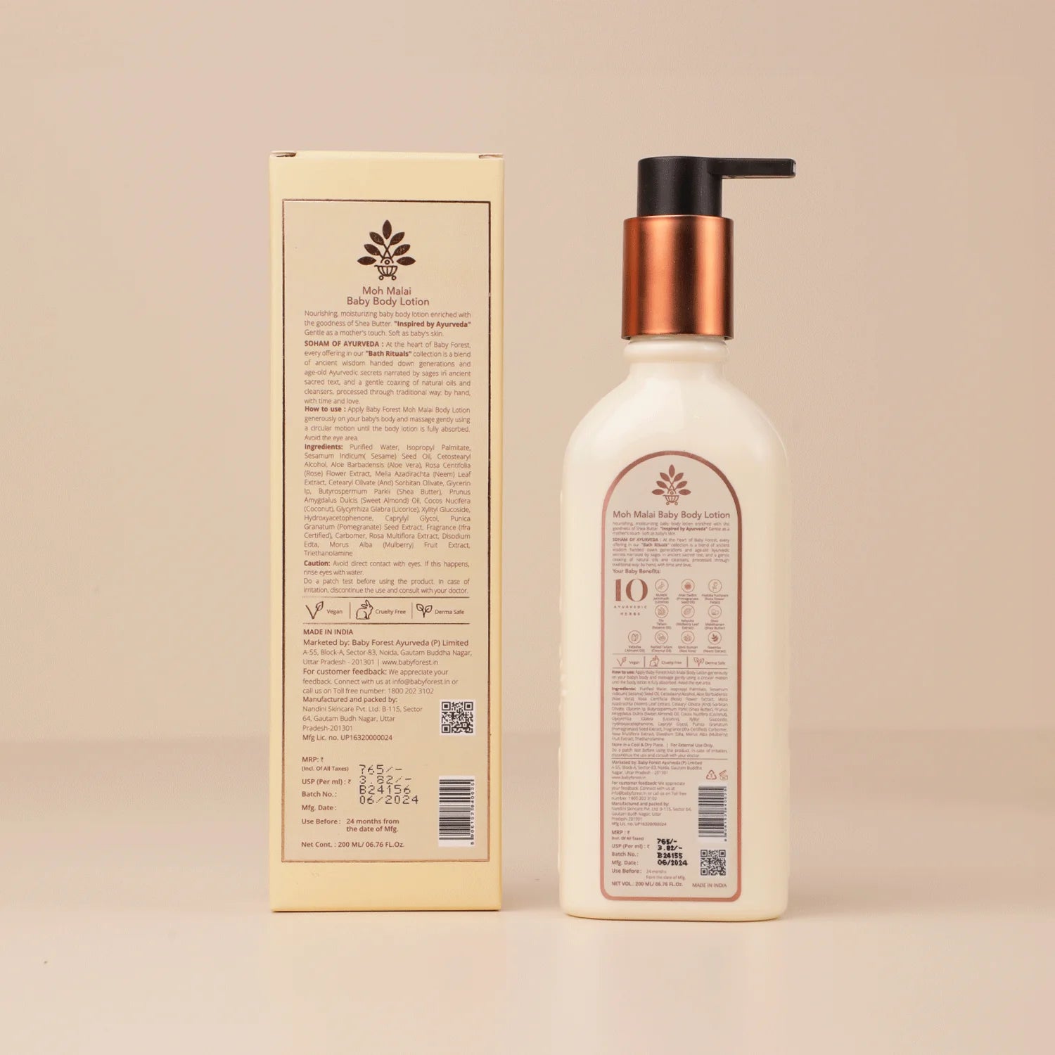 Moh Malai Baby Body Lotion 200Ml