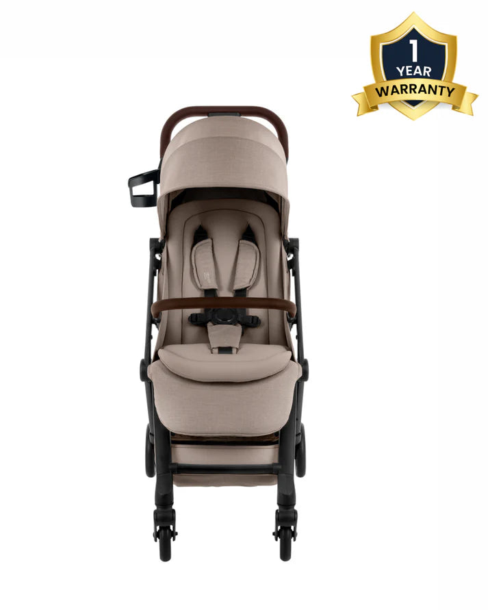 FLYLITE Stroller – Cabin Approved, Lightweight with One-Hand Fold Teak