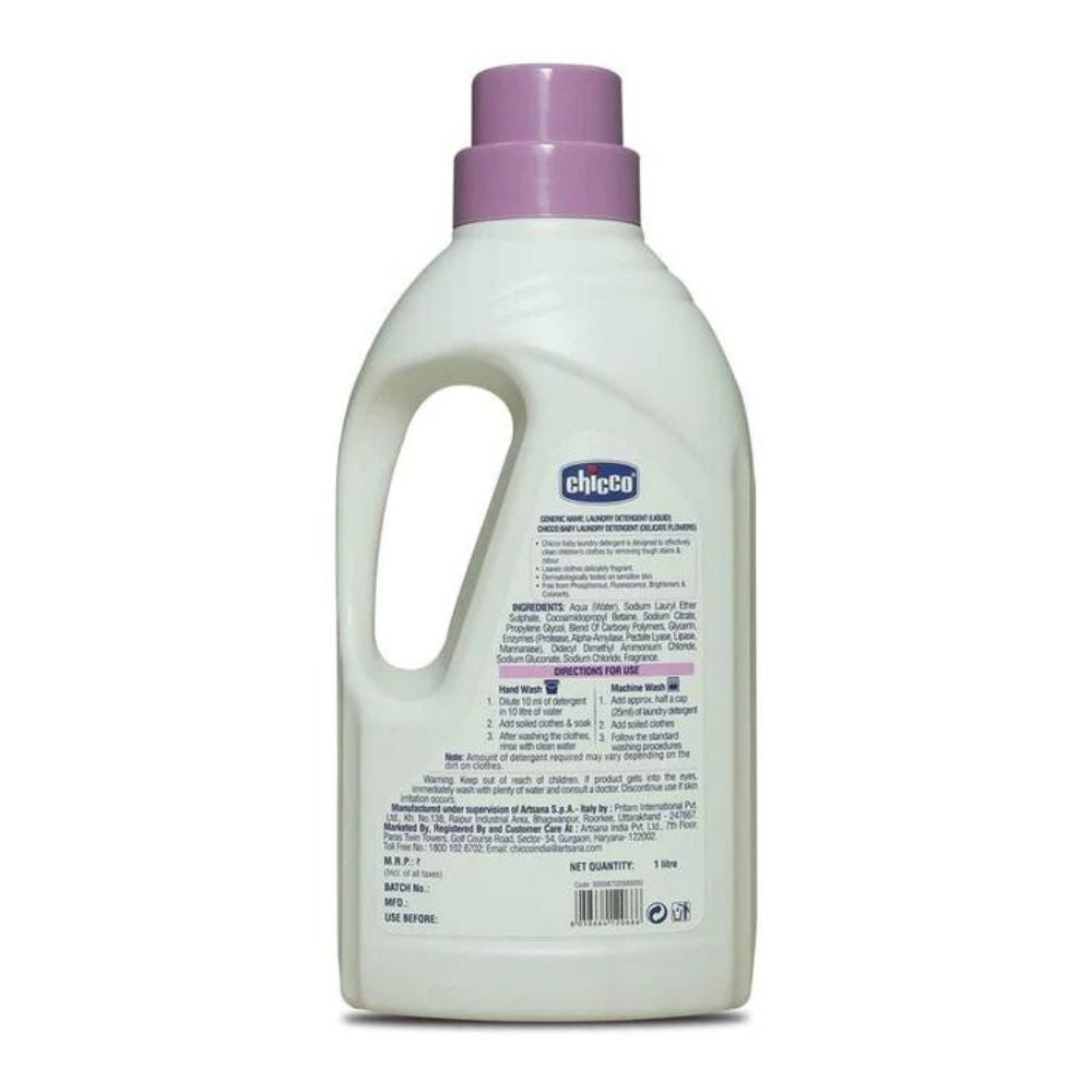 Baby Laundry Detergent Delicate Flowers 1L 0M+