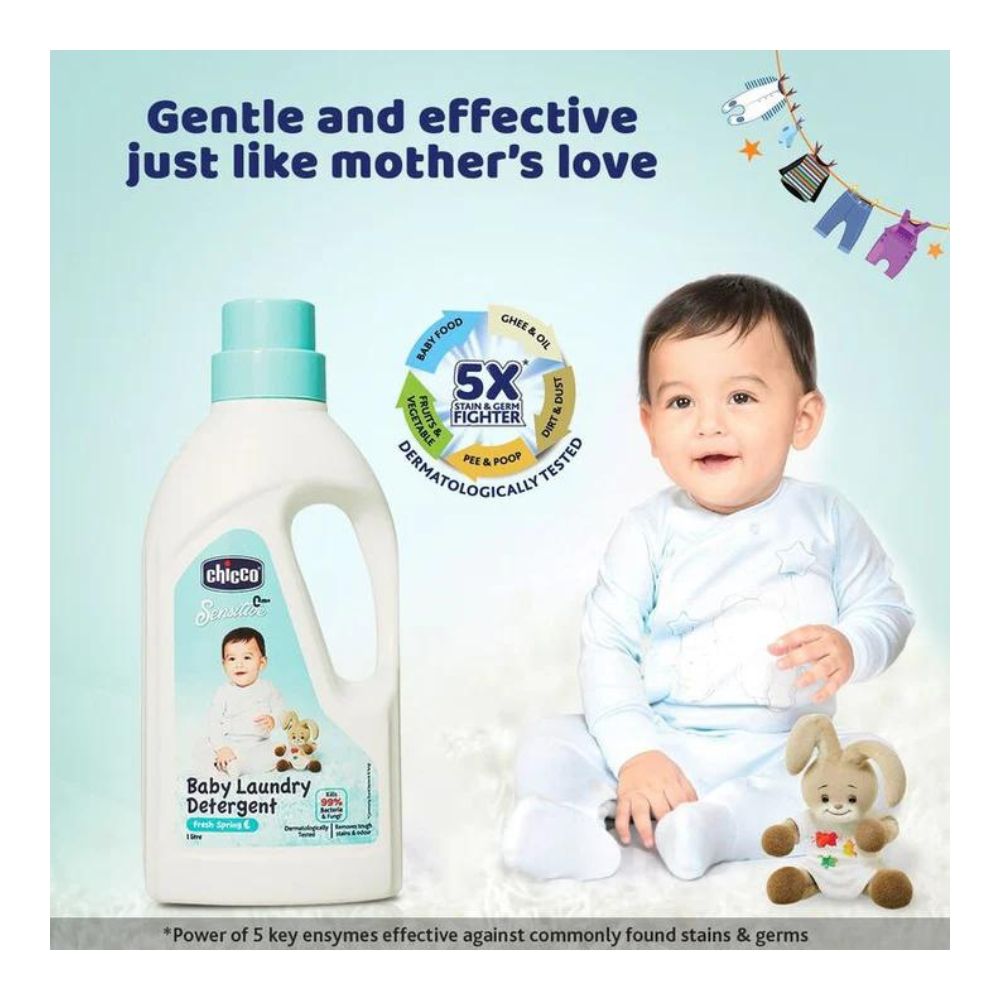 Chicco Baby Laundry Detergent (Fresh Spring) (1L)