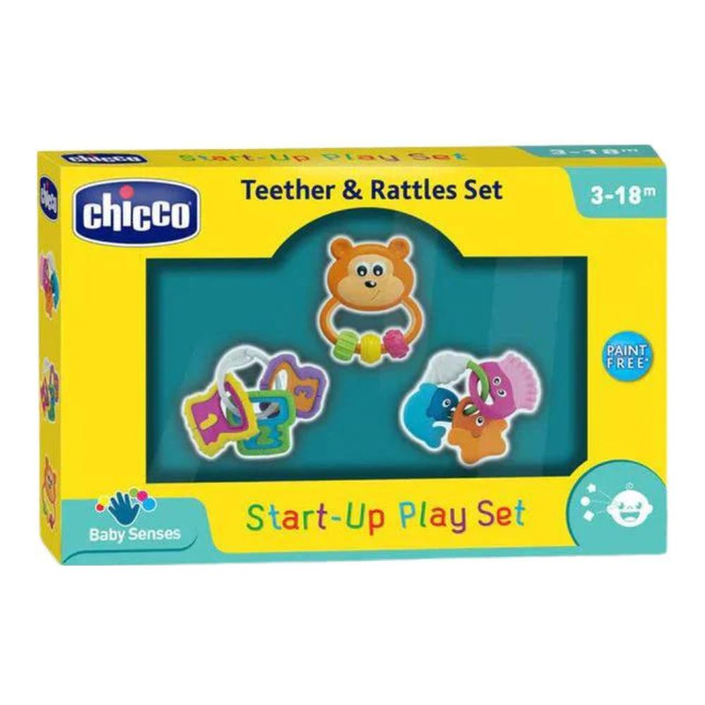 Start-Up Play Set Rattle Toy-Gift For Baby Shower & Baby Birthday