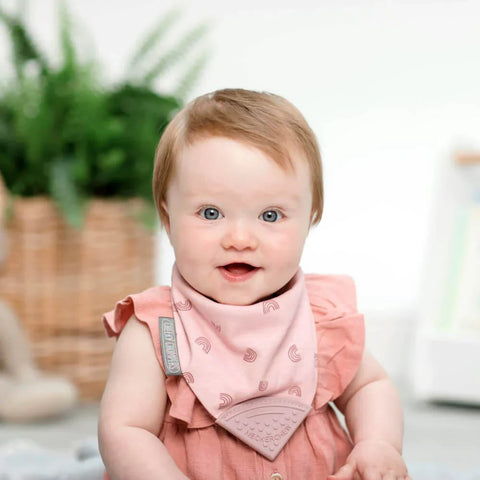 Cheeky Chompers Rainbow Rose Neckerchew