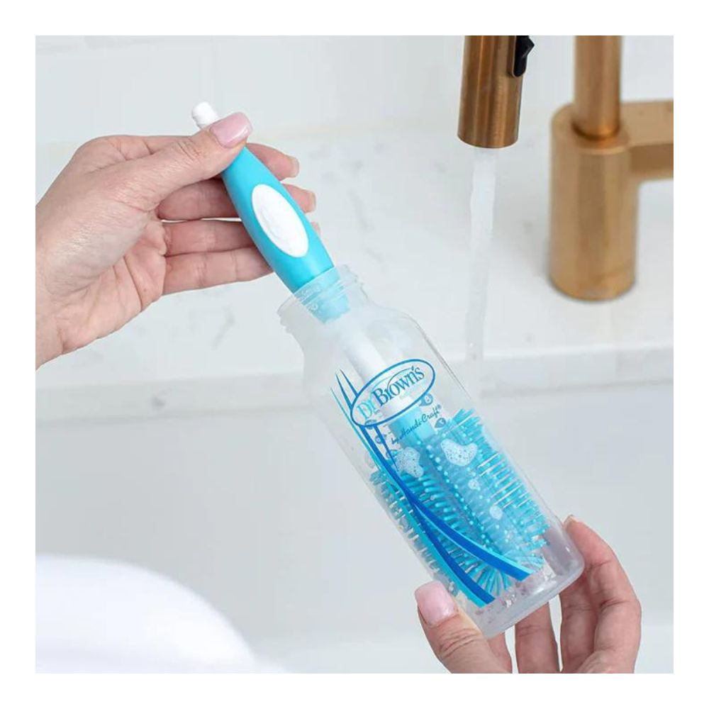 Soft Touch Bottle Brush - Blue