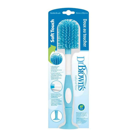 Soft Touch Bottle Brush - Blue