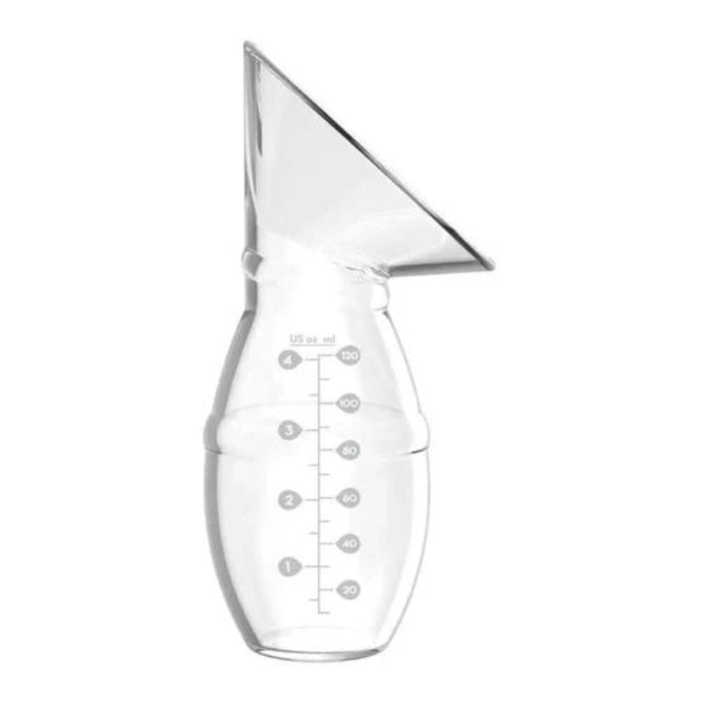 Silicone One-Piece Breast Pump With Options+ Anti-Colic Bottle And Travel Bag