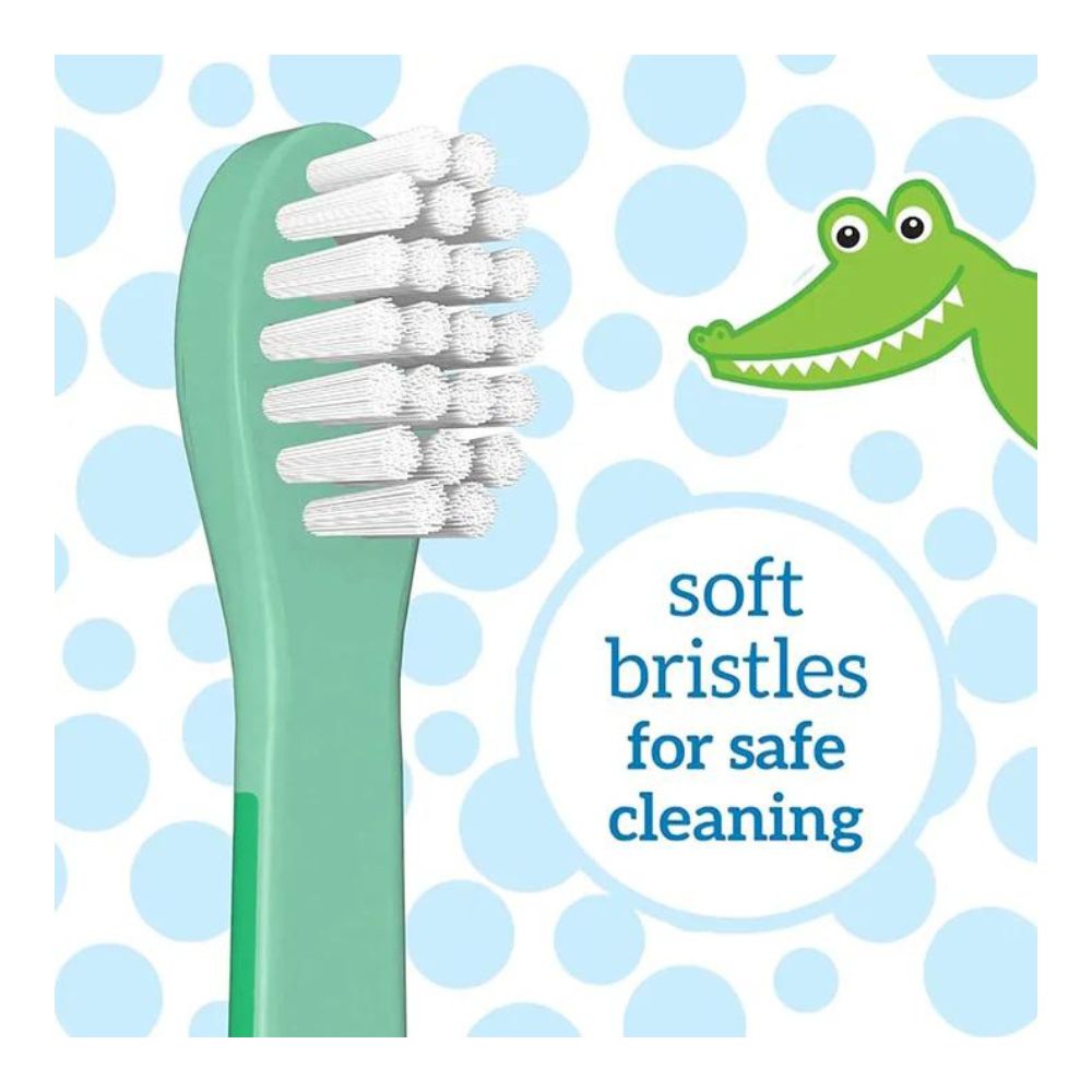 Toddler Toothbrush-Green Crocodile