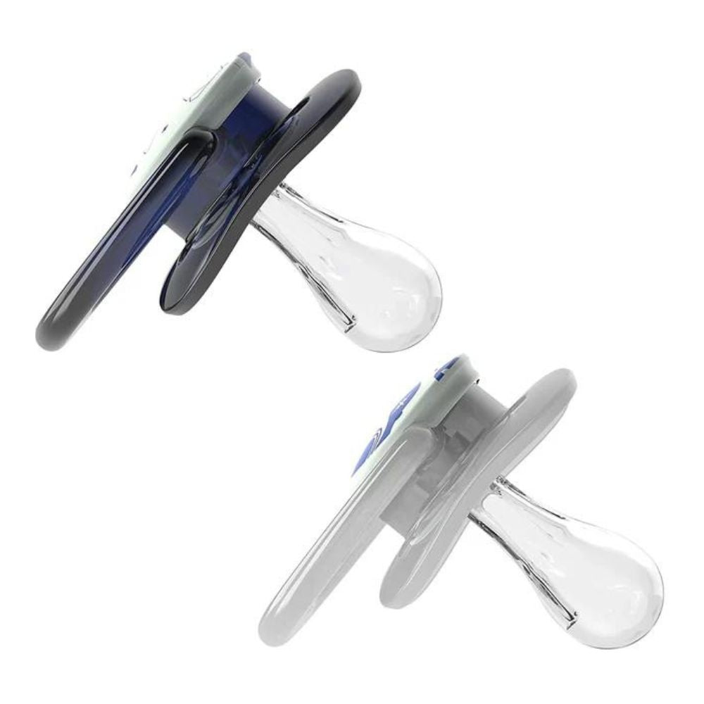 Blue Advantage Pacifiers (Stage 1) Glow In The Dark | Pack Of 2