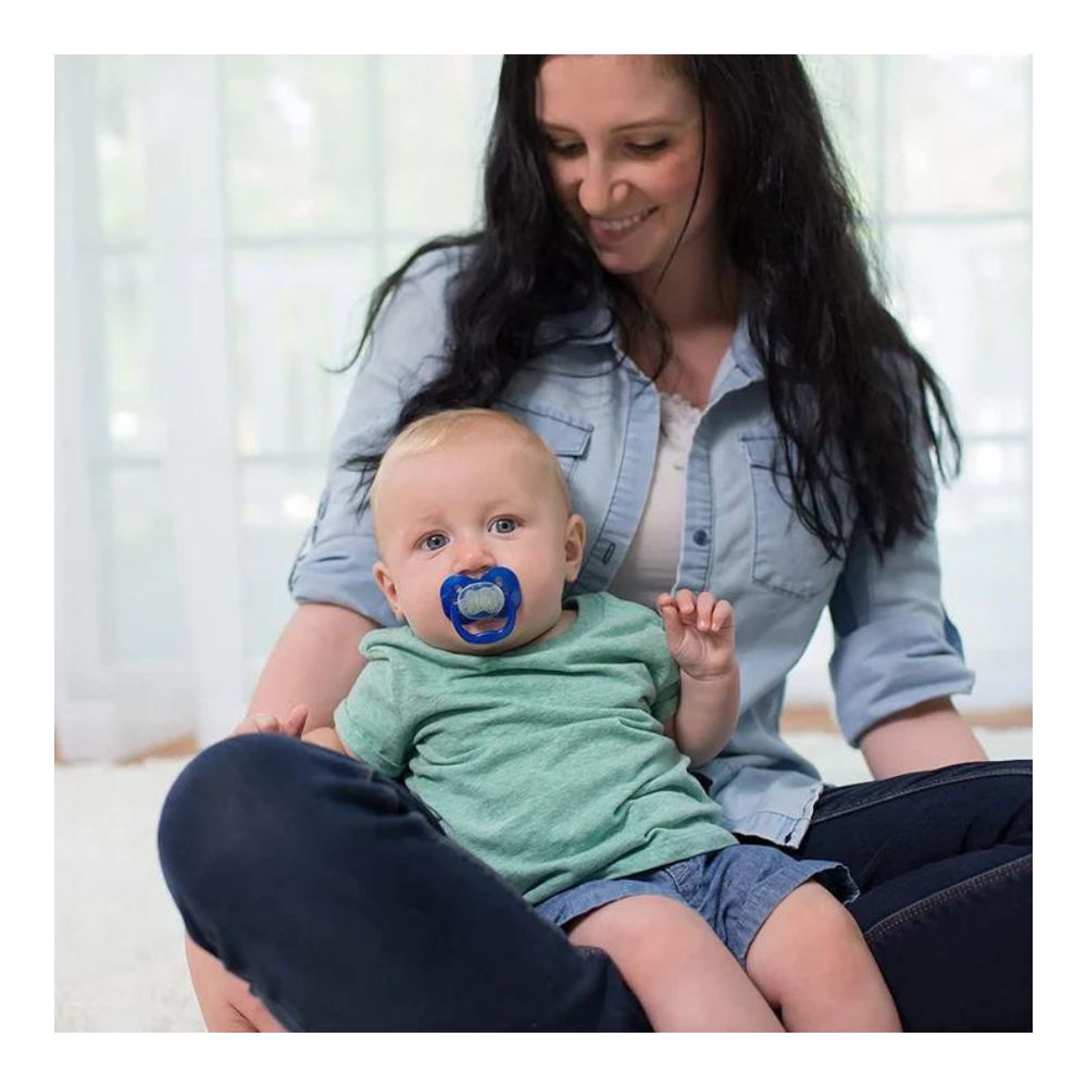 Blue Advantage Pacifiers (Stage 1) Glow In The Dark | Pack Of 2