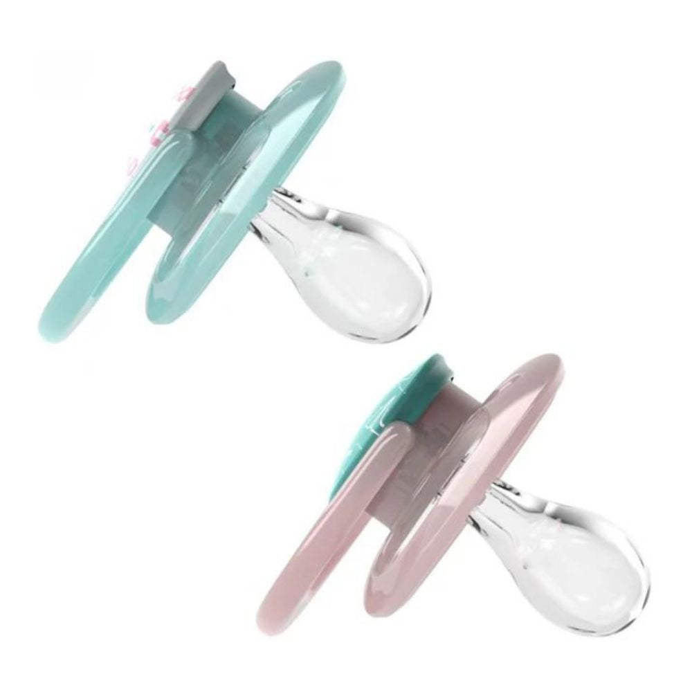 Pink Airplanes Advantage Pacifiers (Stage 2) | Pack Of 2