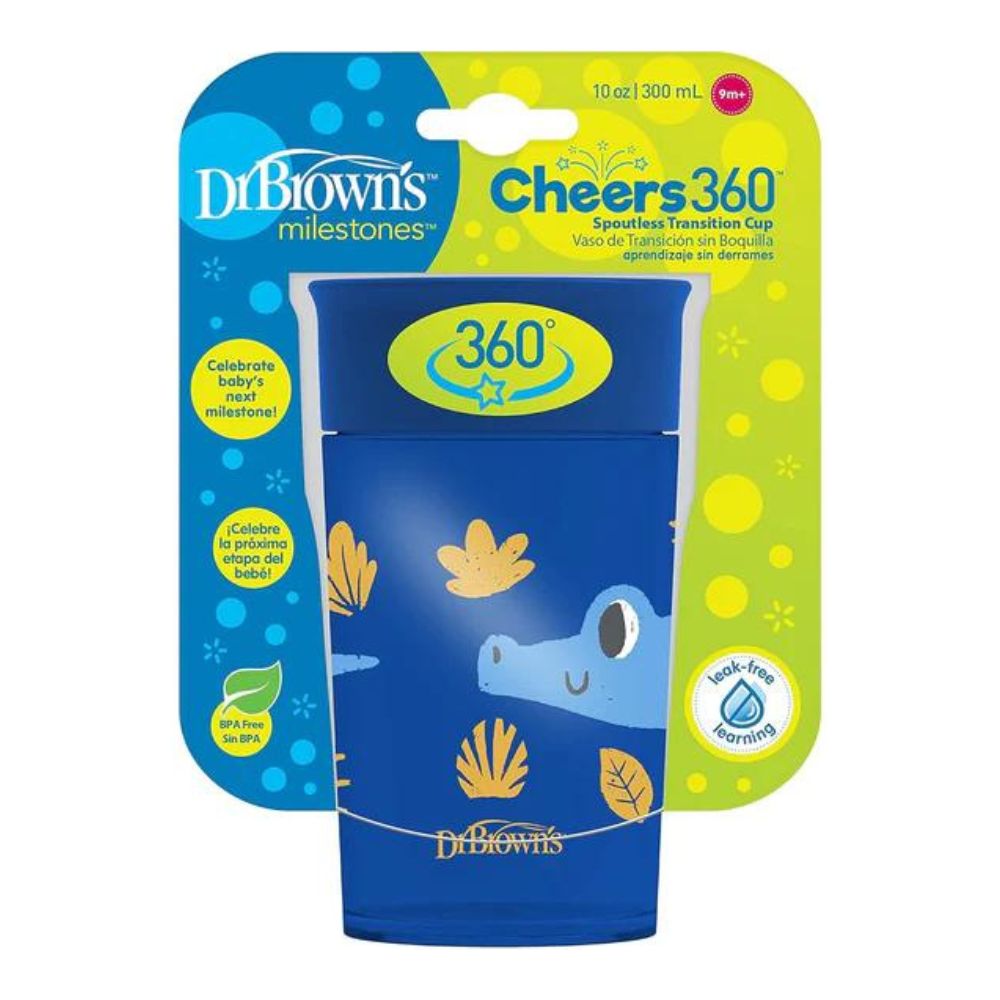 Smooth Wall Cheers 360 Cup Without Handle 200mL - Blue deco