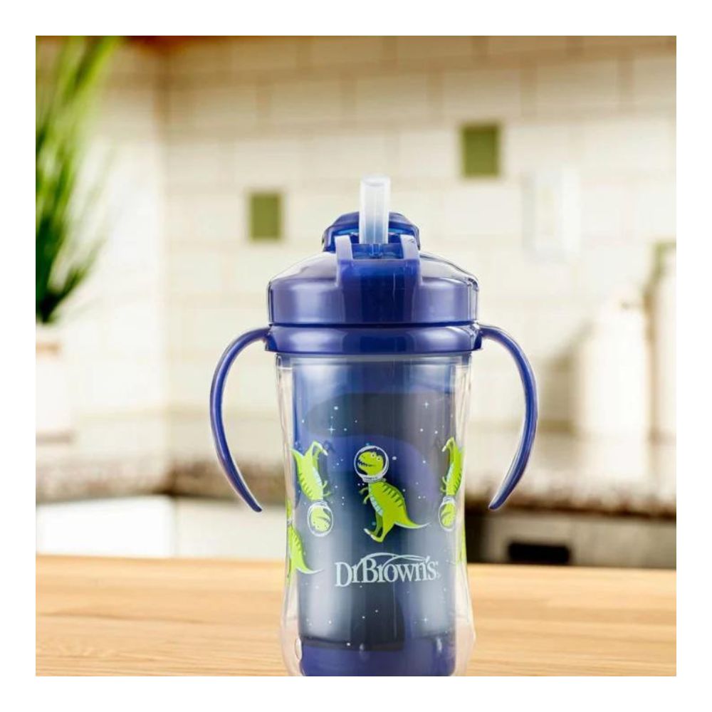 Insulated Straw Cup 10 Oz./300 Ml -Blue (1 To 3 Years)
