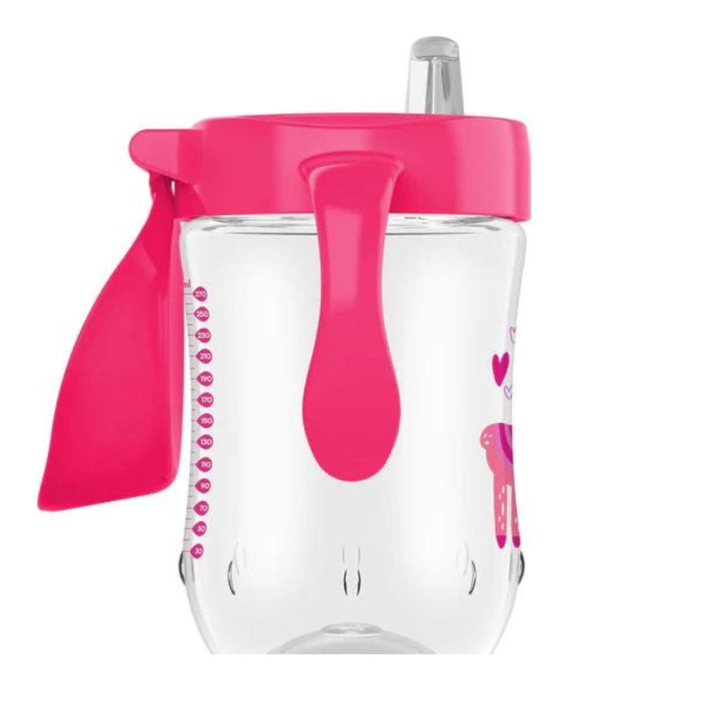 Soft-Spout Toddler Cup With Handless - Pink Lama Deco
