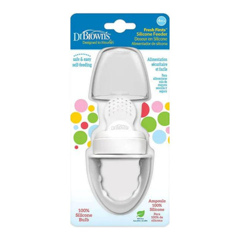 Fresh Firsts Silicone Feeder - Grey