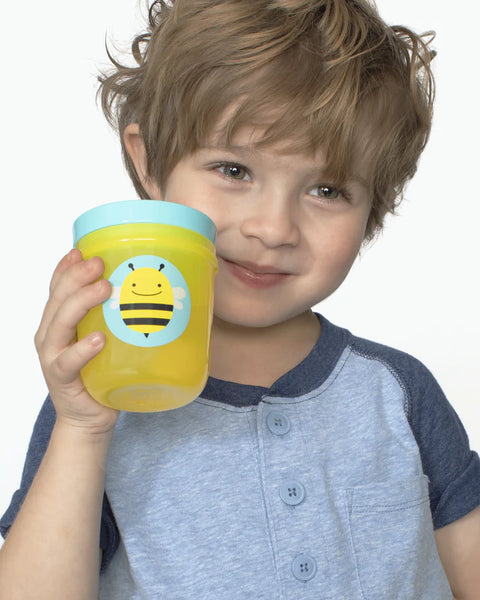 Zoo Tumbler Cup-Removable Flip Top Lids-Owl & Bee
