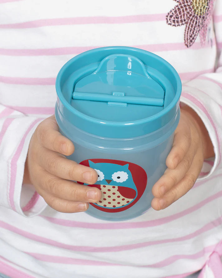 Zoo Tumbler Cup-Removable Flip Top Lids-Owl & Bee