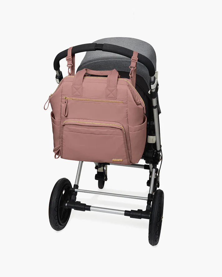 Mainframe Wide Open Backpack Diaper Bag - Dusty Rose
