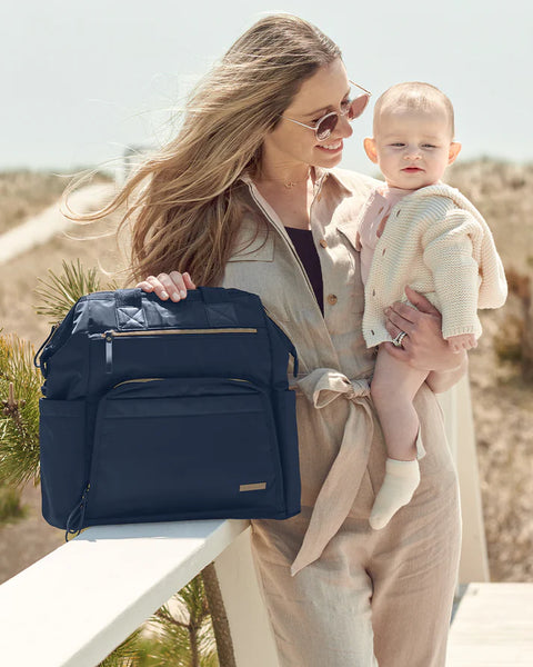 Mainframe Wide Open Backpack Diaper Bag - Navy