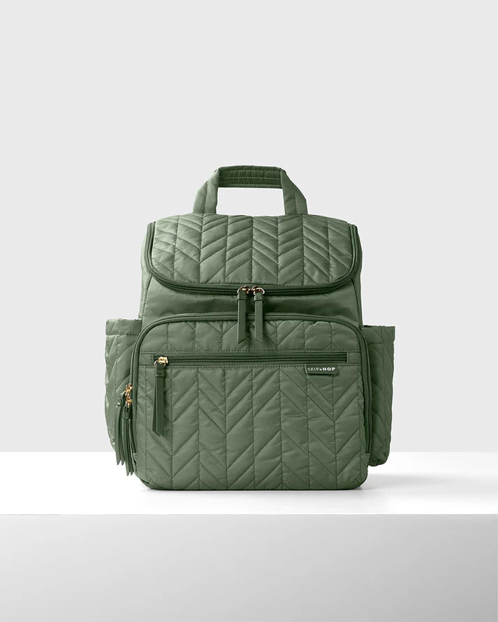 Forma Backpack Diaper Bag - Dark Sage