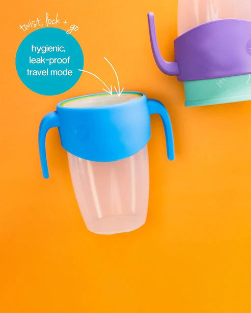 360 Cup-With Twist Lock Design & Handles