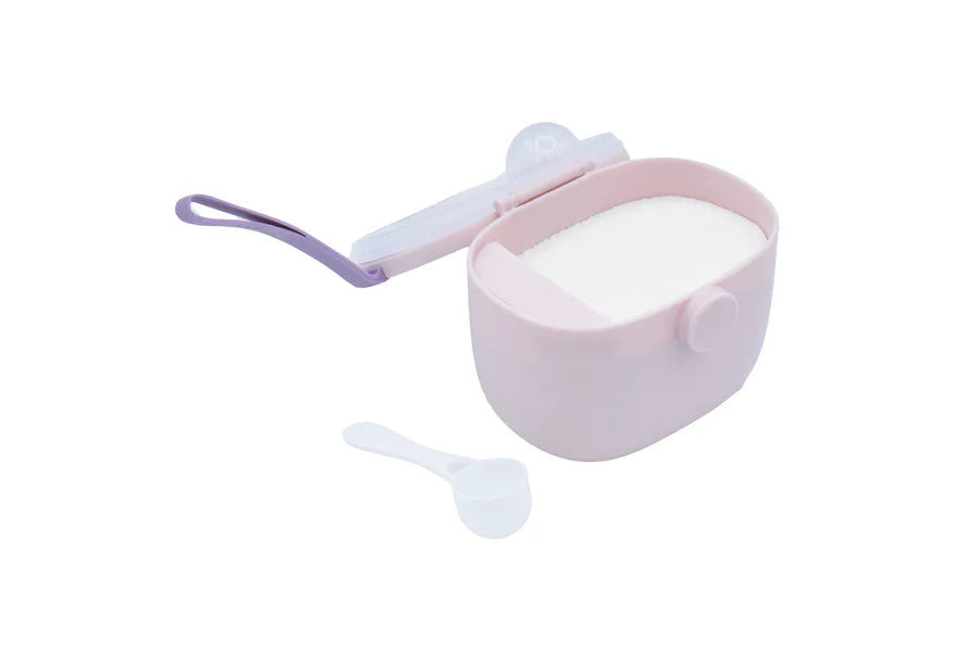 Baby Formula Storage Container with Integrated Scoop - Pink