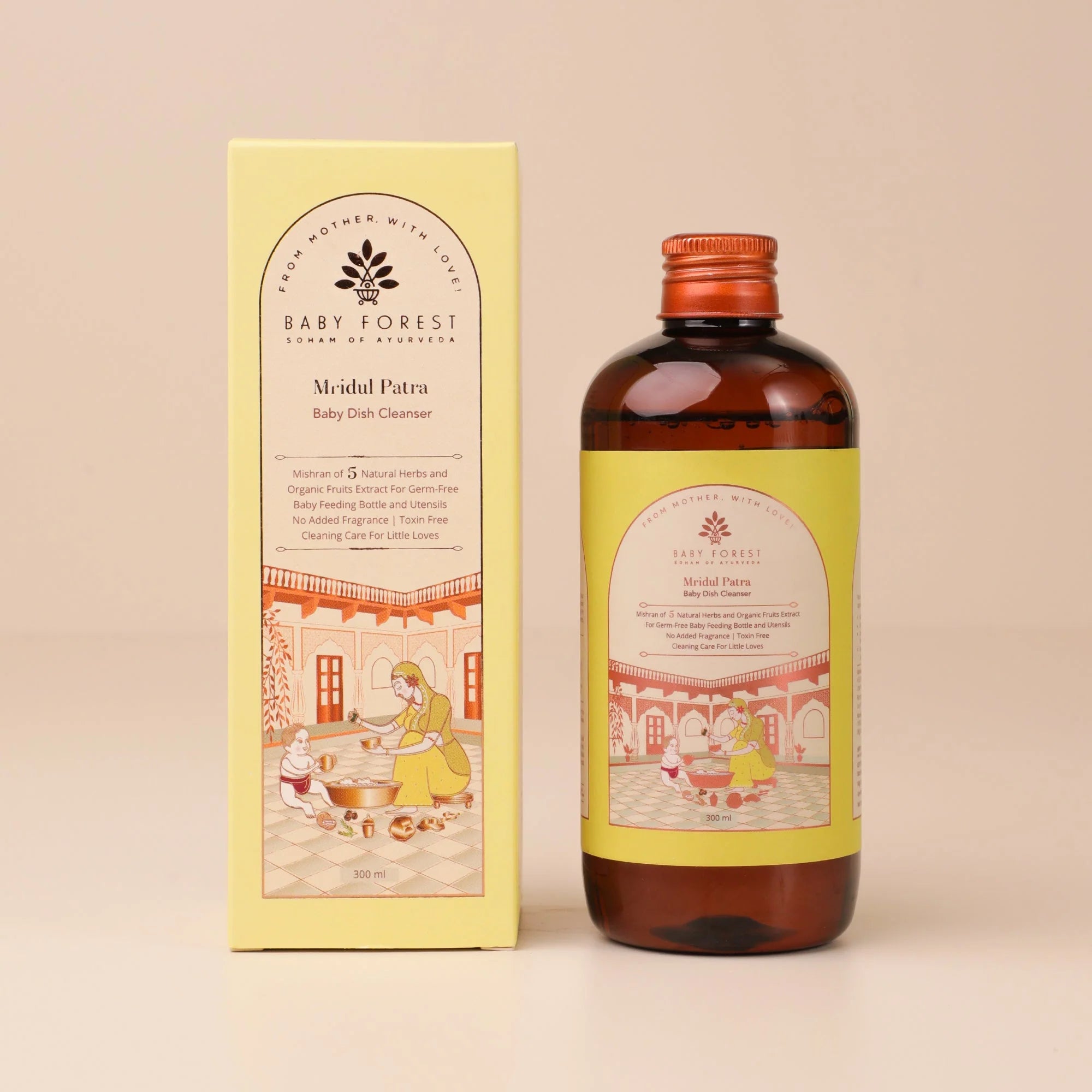 Mridul Patra Ayurvedic Baby Dish Cleanser 300Ml