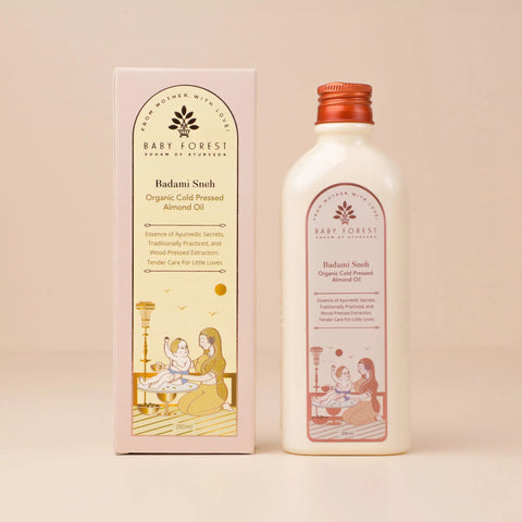 Baby Forest Badami Sneh Organic Cold Pressed Almond Oil 200 Ml