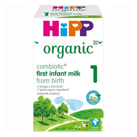 Organic 1 First Infant Baby Milk Powder Formula, From Birth - 800g
