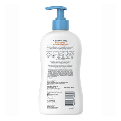 Cetaphil Baby Daily Moisturizing Lotion With Organic Calendula (400ml)