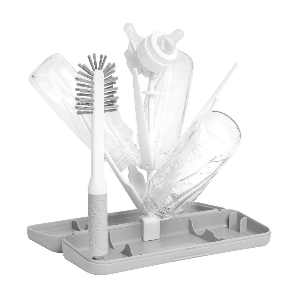 On-The-Go Bottle Drying Rack- Grey