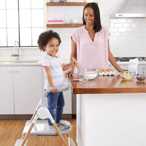 Sit-To-Step High Chair - Grey