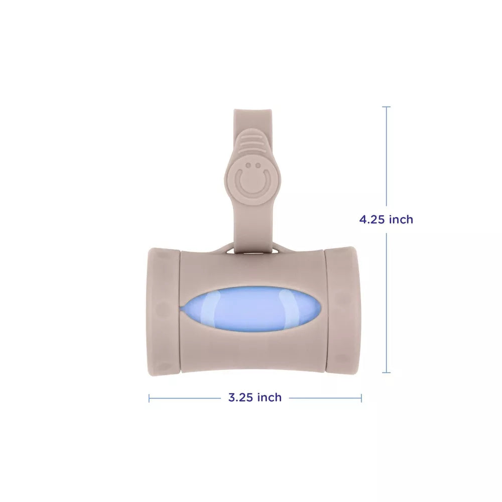 On-The-Go Bag Dispenser- Taupe